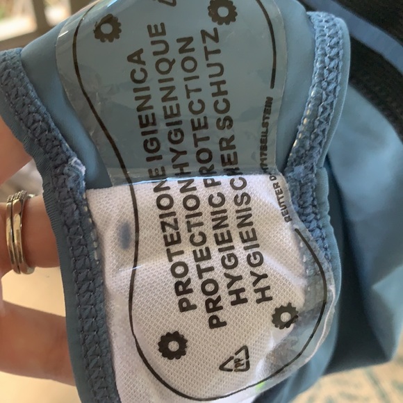 NWOT Blue Cross Front One Piece Swimsuit - Picture 5 of 7